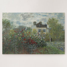 De tuin van de kunstenaar met Dahlias Legpuzzel