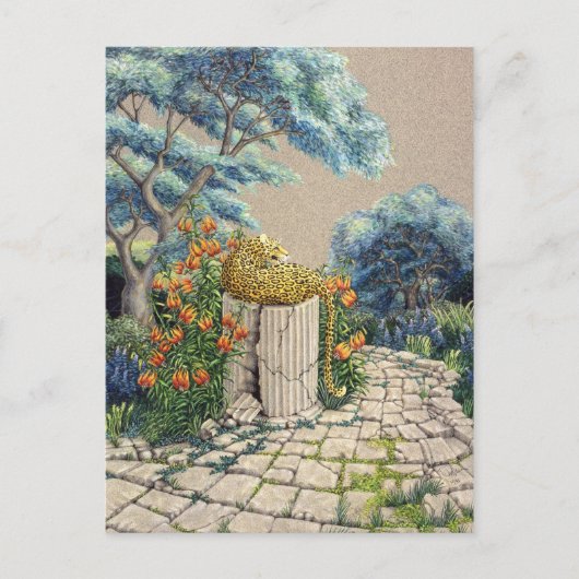De Tuin van de luipaard Briefkaart (Voorkant)