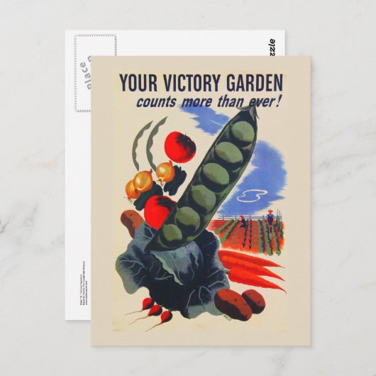 De Tuin van de overwinning Briefkaart (Voorkant / Achterkant)