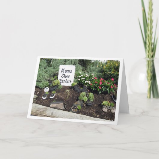 De Tuin van de Schoen van het mamma Kaart (Voorkant)