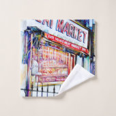 De tuin van de wijsheid van de East Village Bad Handdoek (Wasdoekje)