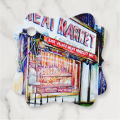 De tuin van de wijsheid van de East Village Bedankjes Labels (Voorkant)