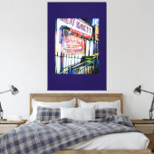 De tuin van de wijsheid van de East Village Canvas Afdruk (Insitu (Slaapkamer))