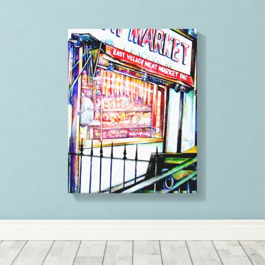 De tuin van de wijsheid van de East Village Canvas Afdruk (Insitu (Houten vloer))