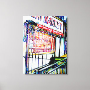 De tuin van de wijsheid van de East Village Canvas Afdruk