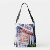 De tuin van de wijsheid van de East Village Crossbody Tas (Achterkant)