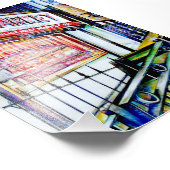 De tuin van de wijsheid van de East Village Foto Afdruk (Hoek)