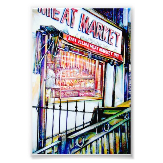 De tuin van de wijsheid van de East Village Foto Afdruk (Voorkant)