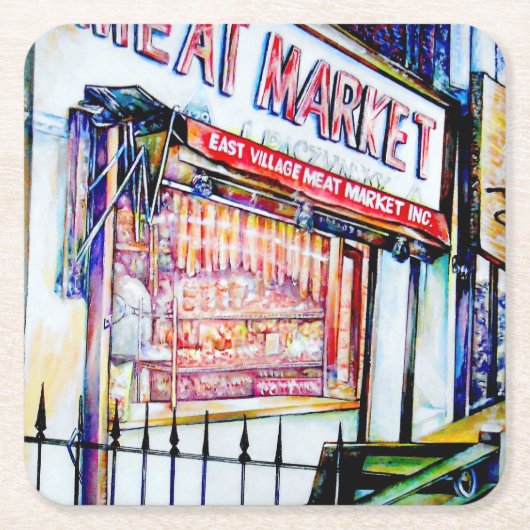 De tuin van de wijsheid van de East Village Kartonnen Onderzetters (Voorkant)