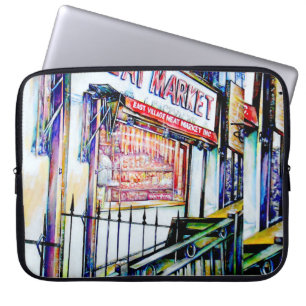 De tuin van de wijsheid van de East Village Laptop Sleeve
