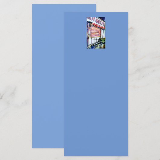 De tuin van de wijsheid van de East Village Menu (Voorkant / Achterkant)