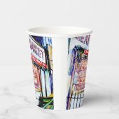 De tuin van de wijsheid van de East Village Papieren Bekers (Rechts)