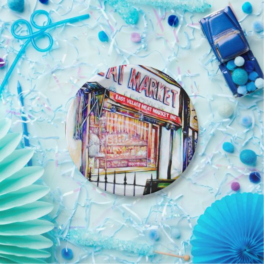 De tuin van de wijsheid van de East Village Papieren Bordje (Feest)