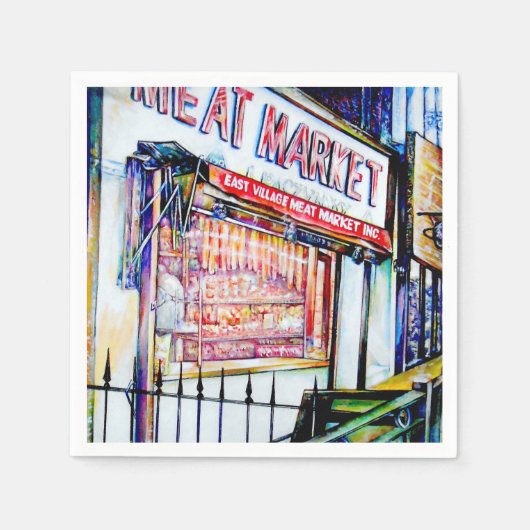 De tuin van de wijsheid van de East Village Servet (Voorkant)