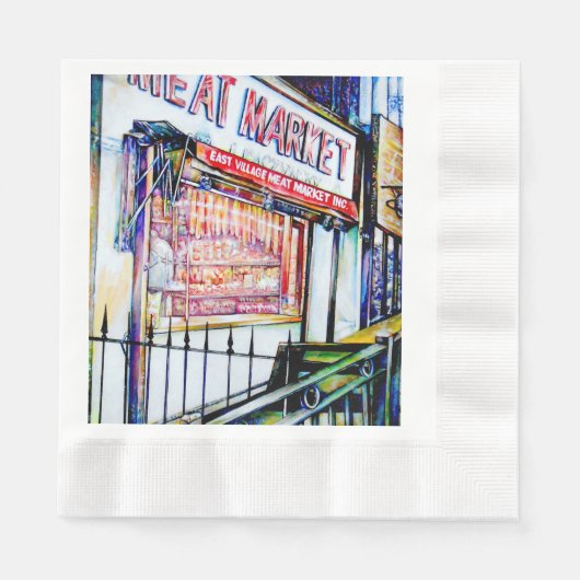 De tuin van de wijsheid van de East Village Servet (Voorkant)