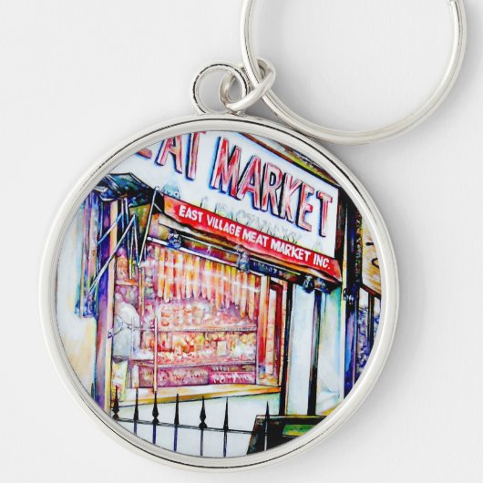 De tuin van de wijsheid van de East Village Sleutelhanger (Voorkant)