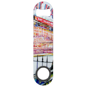 De tuin van de wijsheid van de East Village Speed Flessenopener