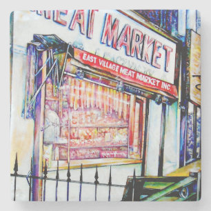 De tuin van de wijsheid van de East Village Stenen Onderzetter