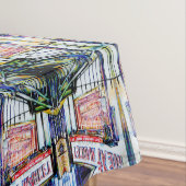 De tuin van de wijsheid van de East Village Tafelkleed (Voorbeeld)