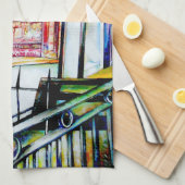 De tuin van de wijsheid van de East Village Theedoek (Quarter Fold)