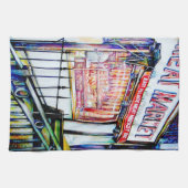 De tuin van de wijsheid van de East Village Theedoek (Horizontaal)