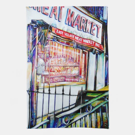 De tuin van de wijsheid van de East Village Theedoek (Verticaal)