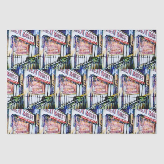 De tuin van de wijsheid van de East Village Tissuepapier (Voorkant)