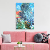 De tuin van dokter Gachet, Auvers door Vincent van Canvas Afdruk (Insitu (Woonkamer))