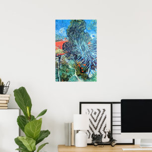 De tuin van dokter Gachet, Auvers door Vincent van Poster