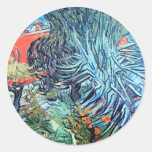 De tuin van dokter Gachet, Auvers door Vincent van Ronde Sticker
