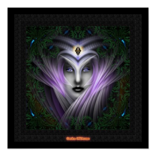 De tuin van dromen is een perfect Poster (Voorkant)