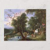 De tuin van Eden, 1659 Briefkaart (Voorkant)