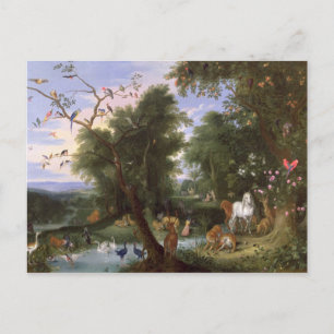 De tuin van Eden, 1659 Briefkaart