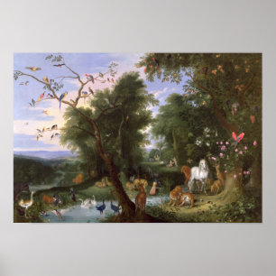De tuin van Eden, 1659 Poster