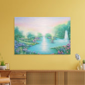 De tuin van Eden 2011 Canvas Afdruk (Insitu (Woonkamer))