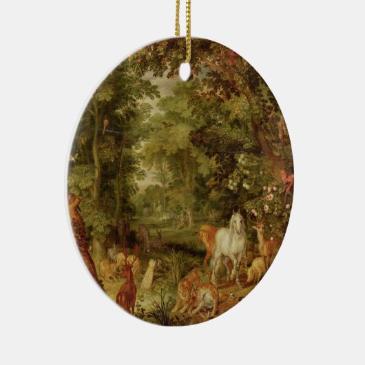 de tuin van Eden; op de achtergrond De Temptati Keramisch Ornament (Rechts)