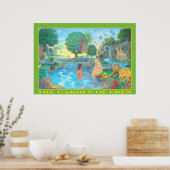 De tuin van Eden poster (Keuken)