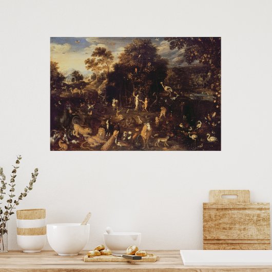 De tuin van Eden Poster (Keuken)