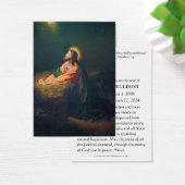 De tuin van Gethsemane, begrafenisgebed Kaart (Bureau)