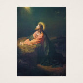 De tuin van Gethsemane, begrafenisgebed Kaart (Voorkant)
