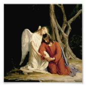 De tuin van Gethsemane (Luke 22:39-46) Foto Afdruk (Voorkant)