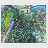 De tuin van het Asiel op Saint-Rémy, Van Gogh Cadeaupapier (Vlak)