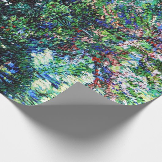 De tuin van het Asiel op Saint-Rémy, Van Gogh Cadeaupapier (Hoek)