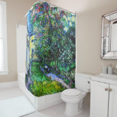 De tuin van het Asiel op Saint-Rémy, Van Gogh Douchegordijn (In situ)