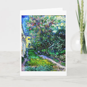 De tuin van het Asiel op Saint-Rémy, Van Gogh Kaart