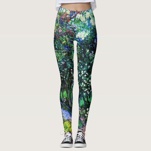 De tuin van het Asiel op Saint-Rémy, Van Gogh Leggings (Voorkant)