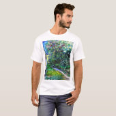 De tuin van het Asiel op Saint-Rémy, Van Gogh T-shirt (Voorkant volledig)
