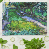 De tuin van het Asiel op Saint-Rémy, Van Gogh Theedoek (Gevouwen)