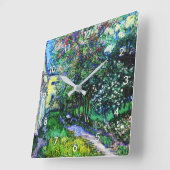 De tuin van het Asiel op Saint-Rémy, Van Gogh Vierkante Klok (Hoek)