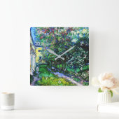 De tuin van het Asiel op Saint-Rémy, Van Gogh Vierkante Klok (Huis)